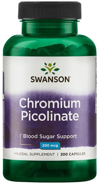 Chromium Picolinate, 200mcg - 200 caps - Swanson