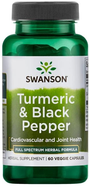 Turmeric & Black Pepper - 60 vcaps - Swanson