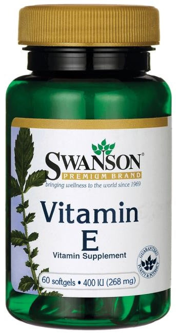 Vitamin E, 400 IU - 60 softgels - Swanson