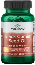 Black Cumin Seed Oil, 500mg - 60 liquid vcaps - Swanson
