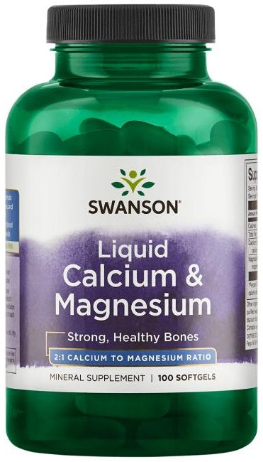 Liquid Calcium & Magnesium - 100 softgels - Swanson