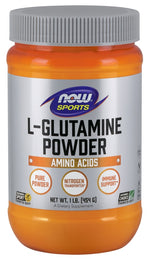 L-Glutamine, Powder - 454 grams - NOW Foods
