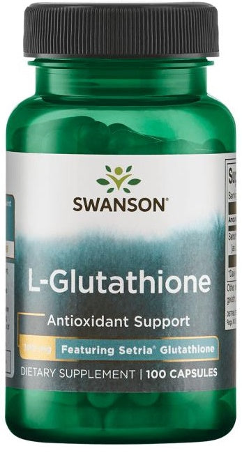 L-Glutathione, 100mg - 100 caps - Swanson
