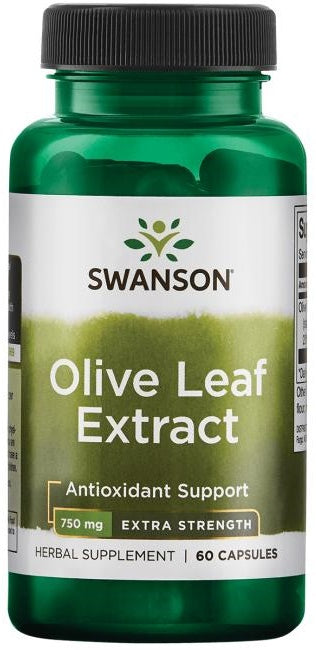 Olive Leaf Extract, 750mg Super Strength - 60 caps - Swanson