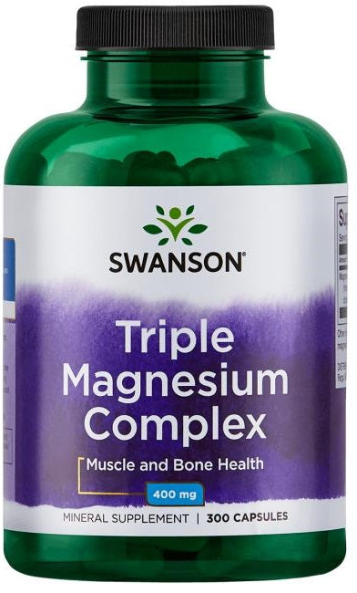 Triple Magnesium Complex, 400mg - 300 caps - Swanson