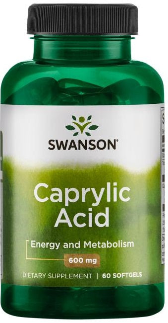 Caprylic Acid, 600mg - 60 softgels - Swanson