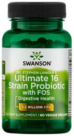 Dr. Stephen Langer's Ultimate 16 Strain Probiotic with FOS, 3.2 Billion CFU - 60 vcaps - Swanson