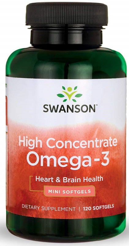 High Concentrate Omega-3 - 120 softgels - Swanson