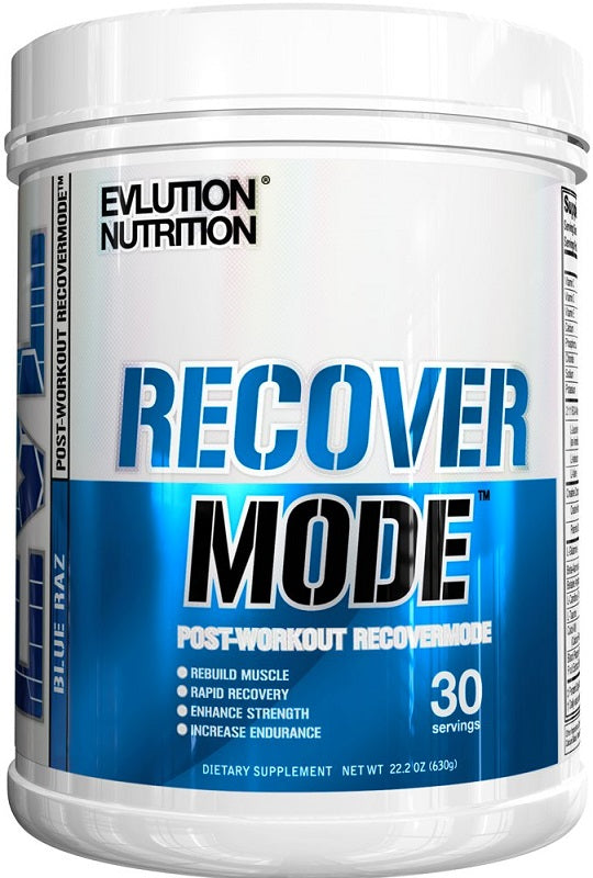 RecoverMode, Blue Raz - 630 grams - EVLution Nutrition