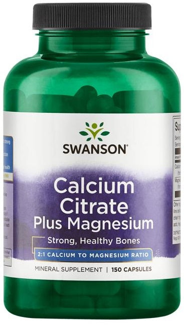 Calcium Citrate Plus Magnesium - 150 caps - Swanson