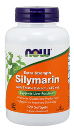 Milk Thistle Extract, 450mg Extra Strength - 120 softgels - NOW Foods