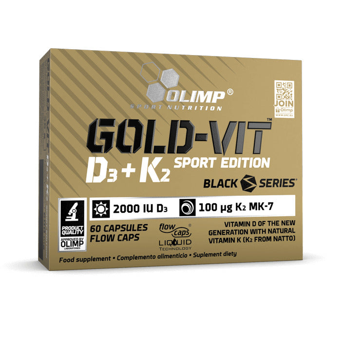 Gold Vit D3 + K2 Sport Edition - 60 caps - Olimp Nutrition