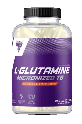 L-Glutamine Micronized T6 - 240 caps - Trec Nutrition