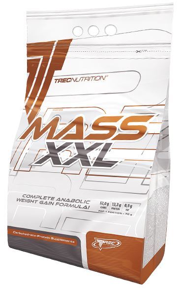 Mass XXL, Strawberry - 1000 grams - Trec Nutrition