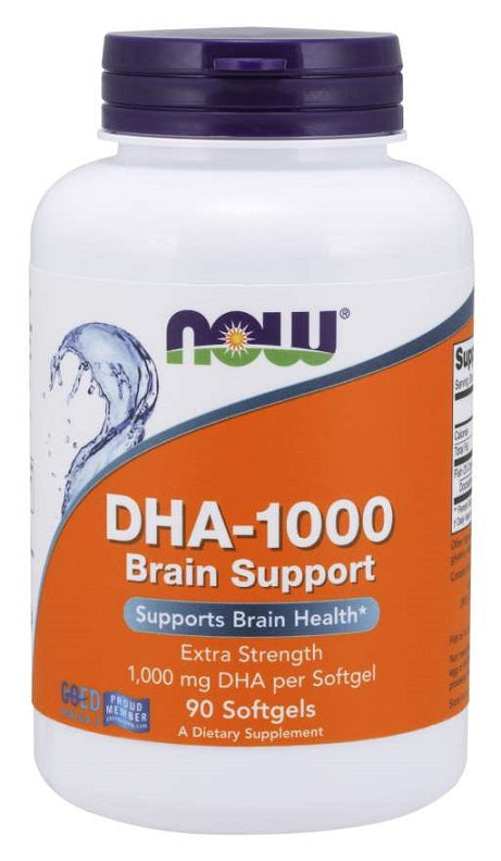 DHA-1000 Brain Support - 90 softgels - NOW Foods