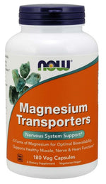 Magnesium Transporters - 180 vcaps - NOW Foods