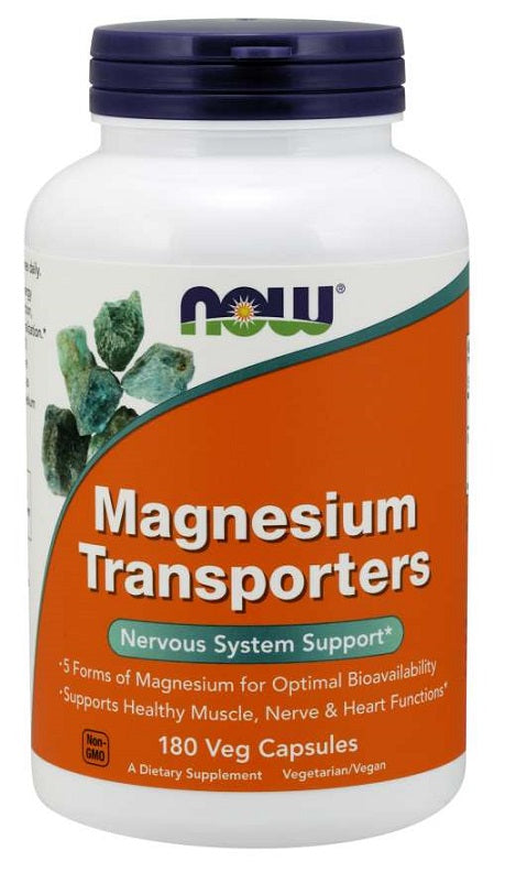 Magnesium Transporters - 180 vcaps - NOW Foods