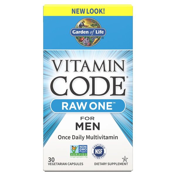Vitamin Code Raw One for Men - 30 vcaps - Garden of Life