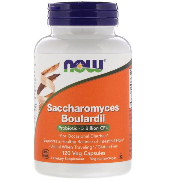 Saccharomyces Boulardii - 120 vcaps - NOW Foods