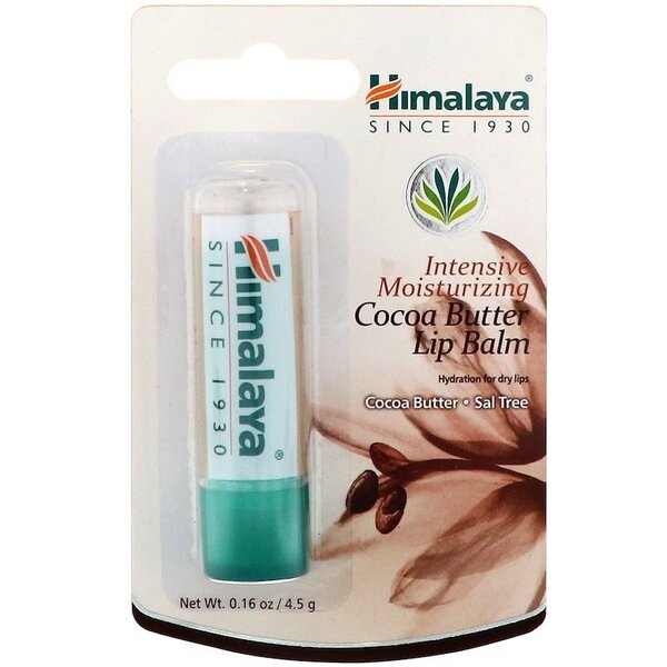 Intensive Moisturizing Cocoa Butter Lip Balm - 4.5 grams - Himalaya