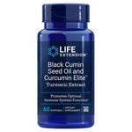 Black Cumin Seed Oil and Curcumin Elite Turmeric Extract - 60 softgels - Life Extension