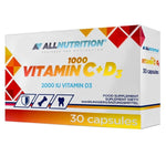 Vitamin C 1000 + D3 - 30 caps - Allnutrition
