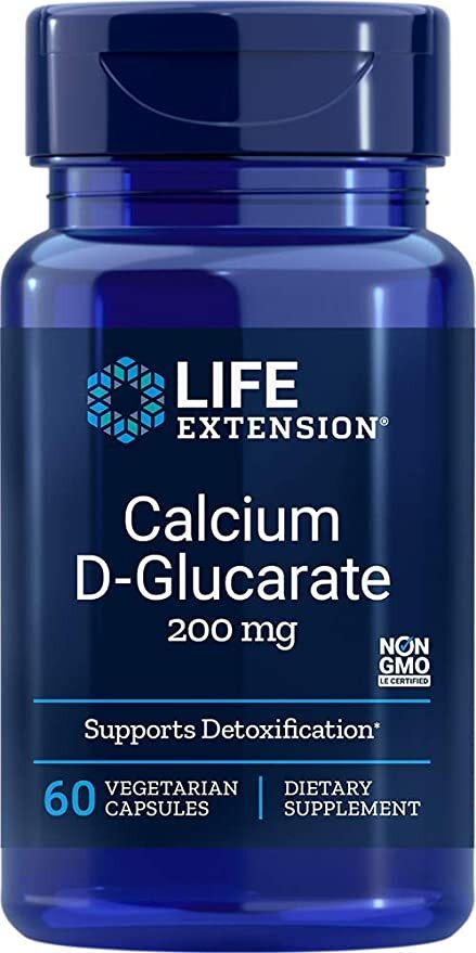 Calcium D-Glucarate, 200mg - 60 vcaps - Life Extension