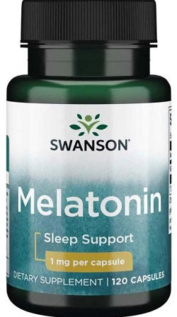 Melatonin, 1mg - 120 caps - Swanson
