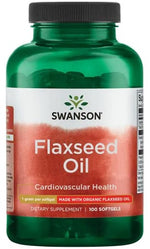 Flaxseed Oil, 1000mg - 100 softgels - Swanson