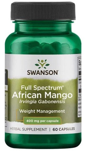 Full Spectrum African Mango (Irvingia Gabonensis), 400mg - 60 caps - Swanson