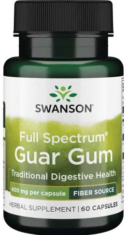 Full Spectrum Guar Gum, 400mg - 60 caps - Swanson