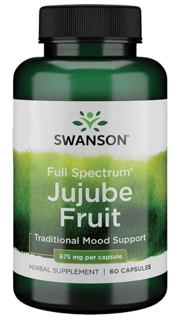 Full Spectrum Jujube Fruit, 675mg - 60 caps - Swanson