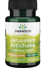 Prebiotic Jerusalem Artichoke, 400mg - 60 caps - Swanson