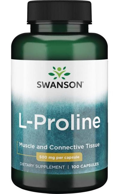 L-Proline, 500mg - 100 caps - Swanson