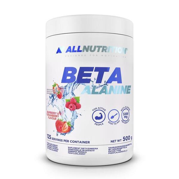 Beta Alanine, Raspberry Strawberry - 500 grams - Allnutrition