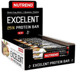 Excelent 25% Protein Bar, Chocolate & Nuts - 18 x 85g - Nutrend