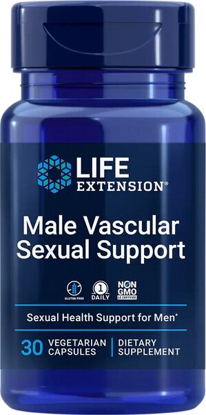 Male Vascular Sexual Support - 30 vcaps - Life Extension