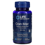 Cran-Max Cranberry Whole Fruit Concentrate, 500mg - 60 vcaps - Life Extension