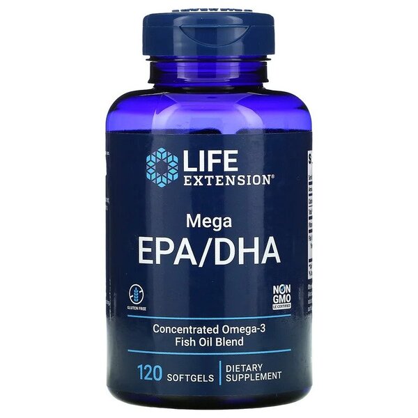 Mega EPA/DHA - 120 softgels - Life Extension