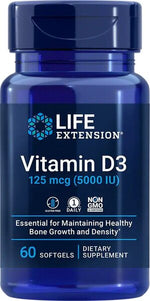 Vitamin D3, 5000IU - 60 softgels - Life Extension