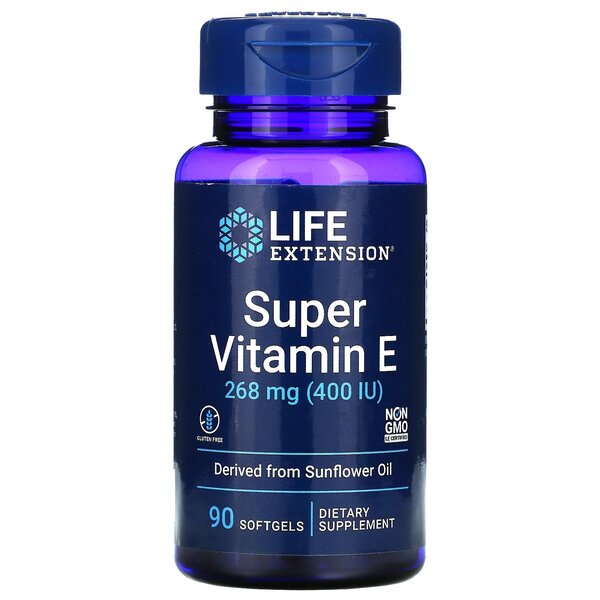Super Vitamin E, 268mg - 90 softgels - Life Extension