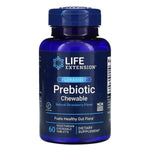 Florassist Prebiotic Chewable, Natural Strawberry - 60 vegetarian chewable tabs - Life Extension