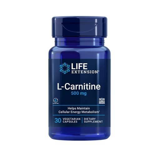 L-Carnitine, 500mg - 30 vcaps - Life Extension