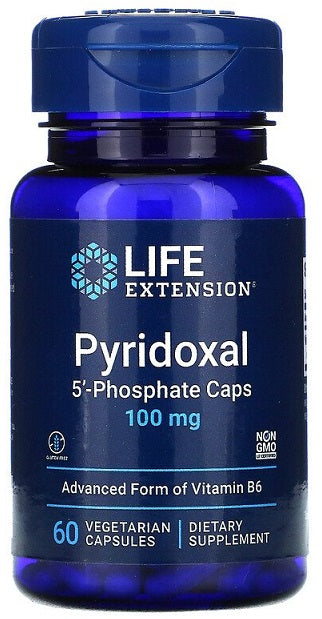 Pyridoxal 5'-Phosphate Caps, 100mg - 60 vcaps - Life Extension