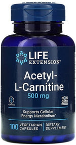 Acetyl-L-Carnitine, 500mg - 100 vcaps - Life Extension
