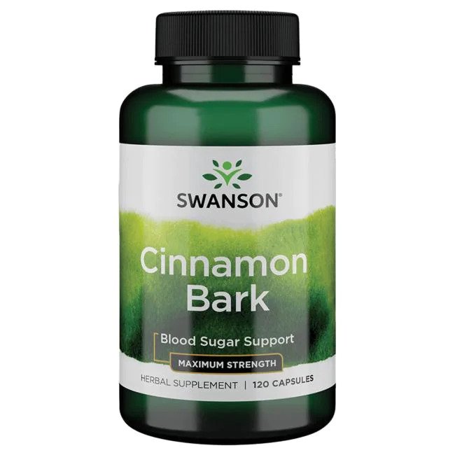 Cinnamon Bark, Maximum Strength - 120 caps - Swanson