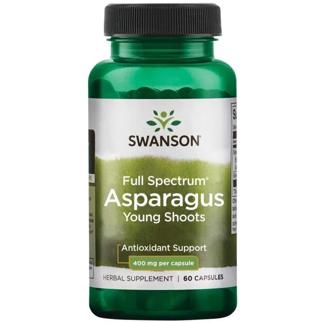 Full Spectrum Asparagus Young Shoots, 400mg - 60 caps - Swanson