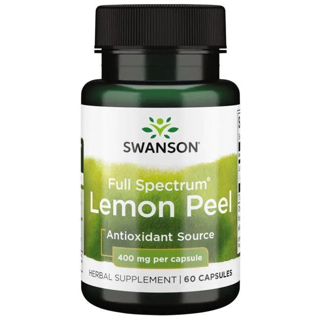 Full Spectrum Lemon Peel, 400mg - 60 caps - Swanson