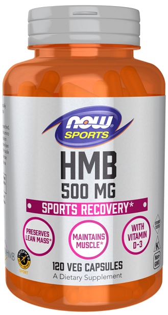 HMB, 500mg - 120 vcaps - NOW Foods