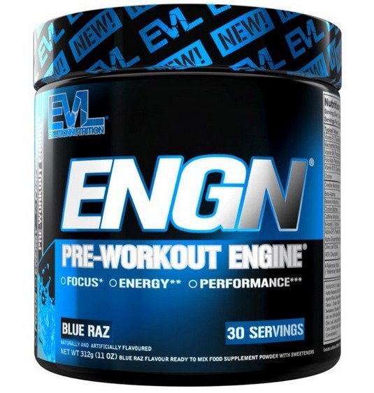 ENGN, Blue Raz - 312 grams - EVLution Nutrition